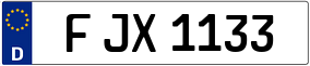 Truck License Plate